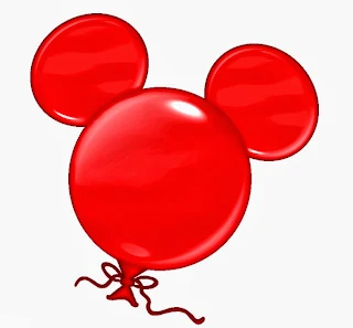 Imágenes de globos con forma de la cabeza de Mickey.