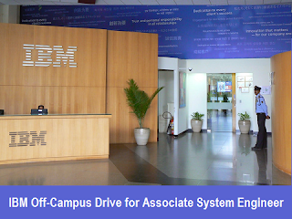 IBM Off Campus Drive for Fresher Associate System Engineers