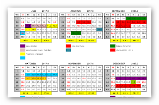 Excel Kalender Pendidikan Otomatis Terbaru 