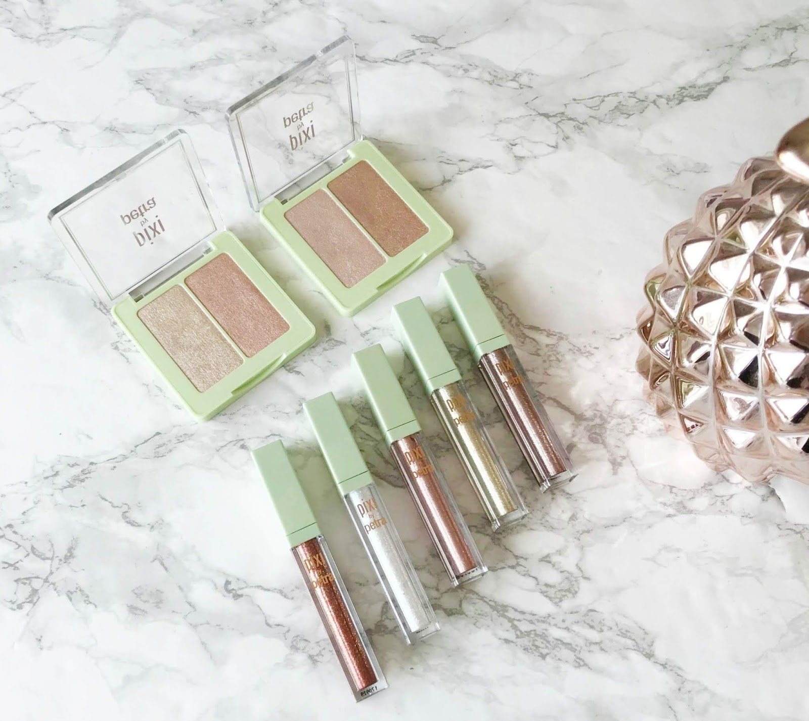 Pixi Glowy-Glossamer Duo Review & Swatches, Pixi Liquid Fairy Lights Review & Swatches