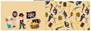 Pirate Boy Food Toppers or Flags.