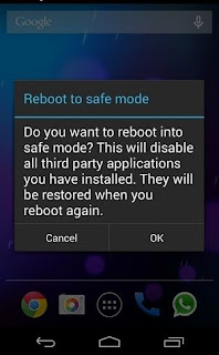 Cara masuk safe mode di hp android