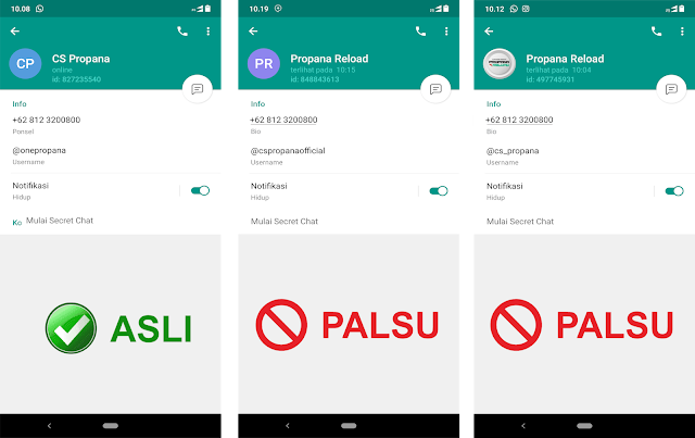 Cara Membedakan CS Propana Reload Asli dan CS Palsu