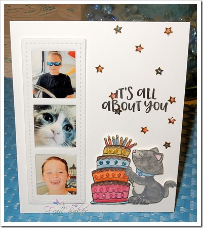 Newton Loves Cake B'day card_Front_FB772017