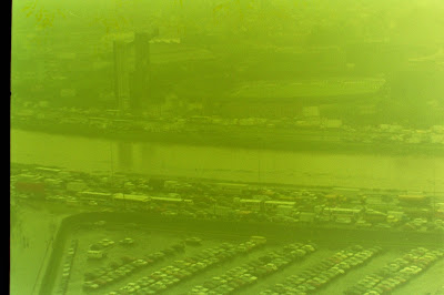 Imagem aérea de São Paulo rio tiete