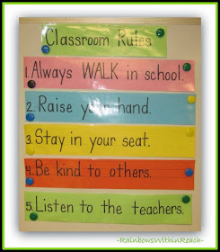 71 Examples of Classroom Rules: RoundUP at RainbowsWithinReach