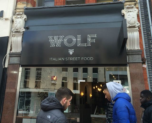 Photograph of the outside Wolf Italian Street Food Restaurant