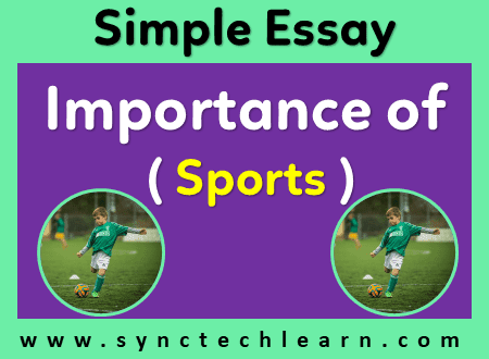 short essay on Importance of Sports