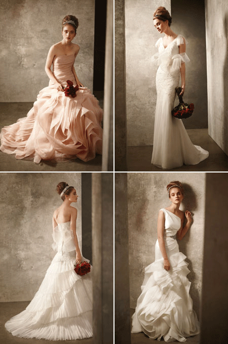 The new White by Vera Wang wedding dresses are launching at David's Bridal