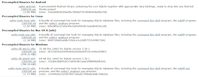 Install SQLite Tools