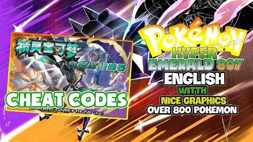 Pokemon Hyper Emerald 807 English Patched Cheat Codes