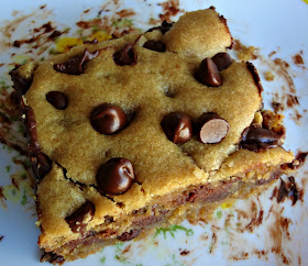 Whole Wheat Chocolate Chip Cookie Bars