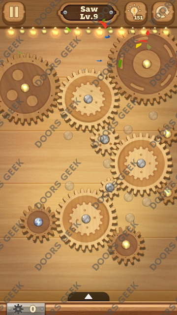 Fix it: Gear Puzzle [Saw] Level 9 Solution, Cheats, Walkthrough for Android, iPhone, iPad and iPod