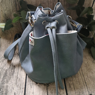 Beuteltasche, Rucksack, Bucketbag, Amabel, Nähen