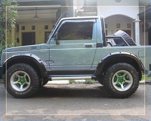 Modifikasi mobil katana terbaru ceper jimny 4x4 tahun 1989 