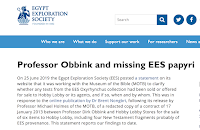 https://www.ees.ac.uk/news/professor-obbink-and-missing-ees-papyri)