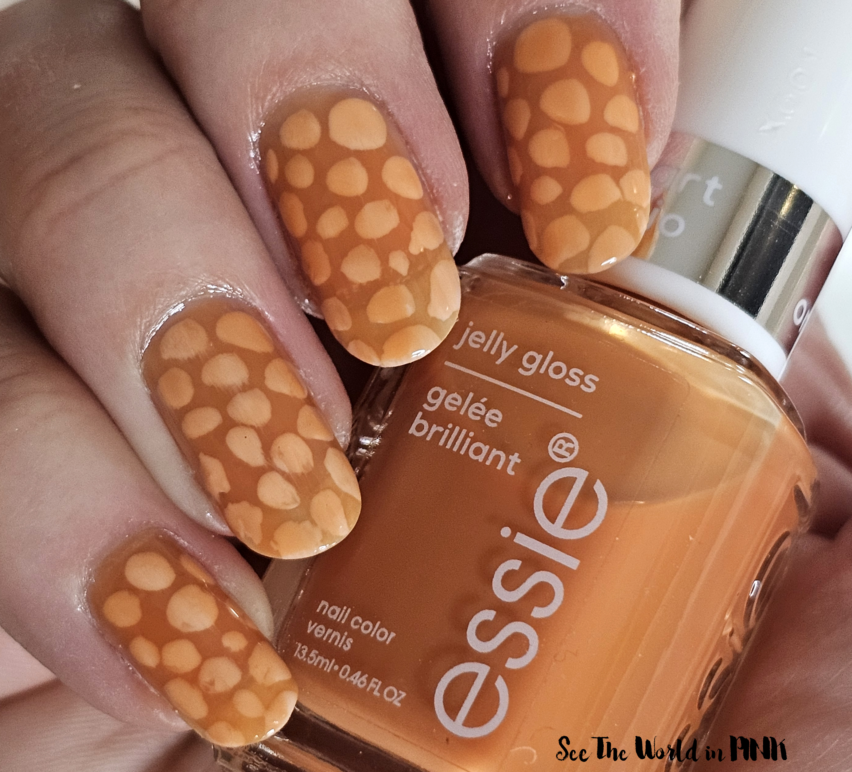 Manicure Monday - Essie Spring Apricot Jelly Nails