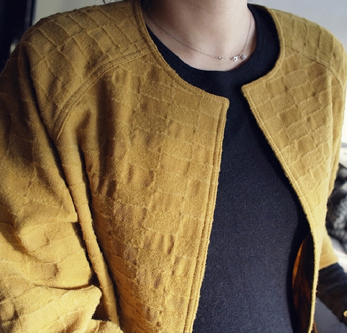 Mustard Color Short Jacket