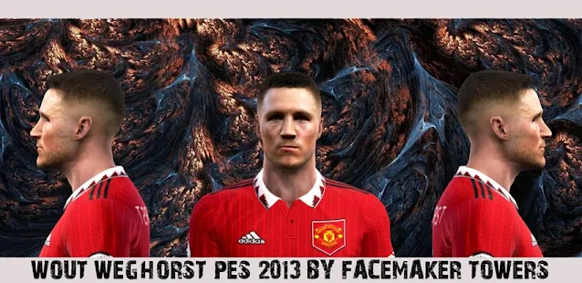 Wout Weghorst Face 2023 For PES 2013