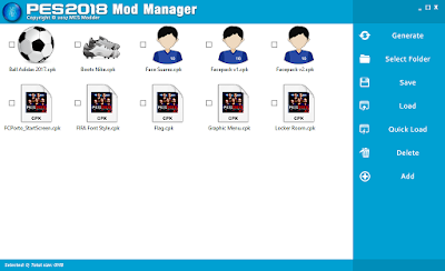 PES 2018 Mod Manager 