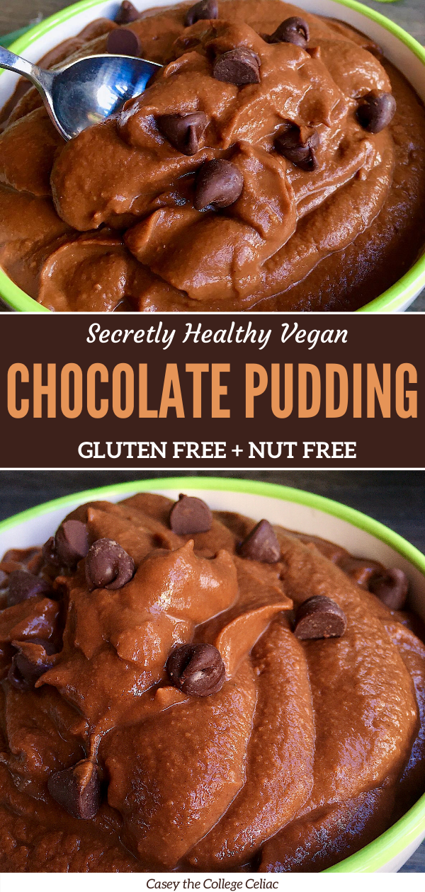 Looking for a #glutenfree and #vegan dessert that's #healthy, thick and packed with chocolate flavor? Then this banana chocolate pudding is the perfect choice! It's sweet enough to enjoy as dessert but healthy enough to eat for breakfast.