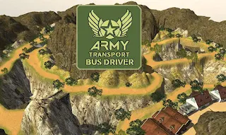 Screenshots of the Army transport bus driver for Android tablet, phone.