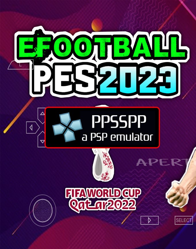 PES 2023 Lite - Brasileirão - Europeus + Copa Do Mundo - PPSSPP - Android