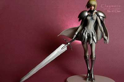 no. 47 clare claymore, no. 47 clare, clare, clare pvc figure, claymore, photography