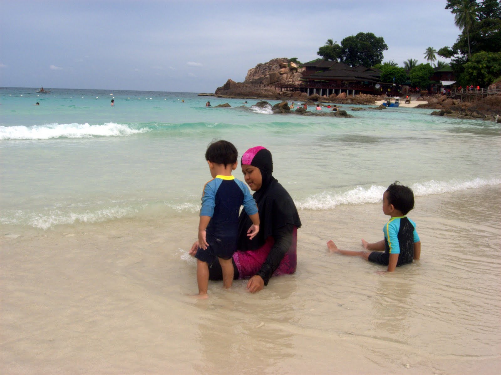 Modest Muslimah  Swimsuit Muslimah  swimsuit was at Pulau 
