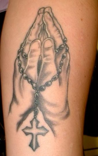 The praying hands tattoos are one of the most beautiful tattoos a person can