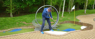 Minigolf course at Rutland Water
