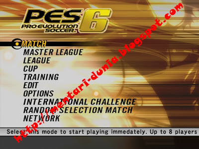 master game pes 6