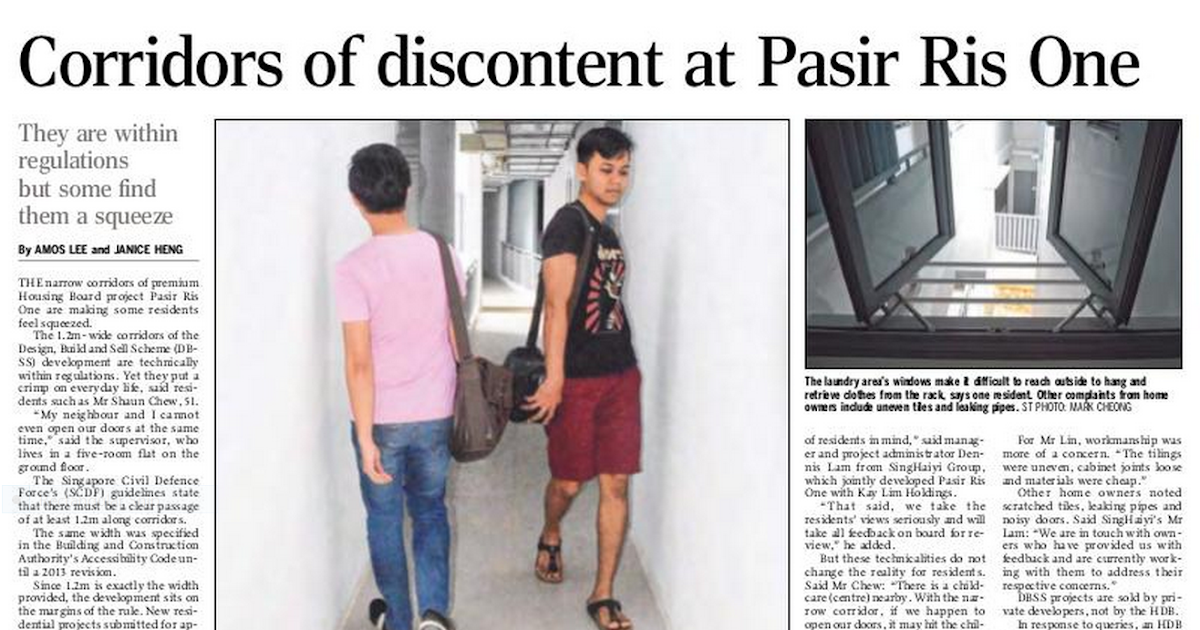 Eateries, shops, library, supermarkets, banks. Property Smart Investors Remembering Lee Kuan Yew Corridors Of Discontent At Pasir Ris One