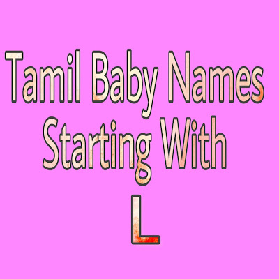 tamil baby boy names strarting with L