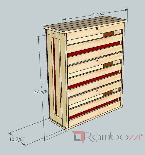  Rak Kasut Ziti Rambozzi Woodworking with Love