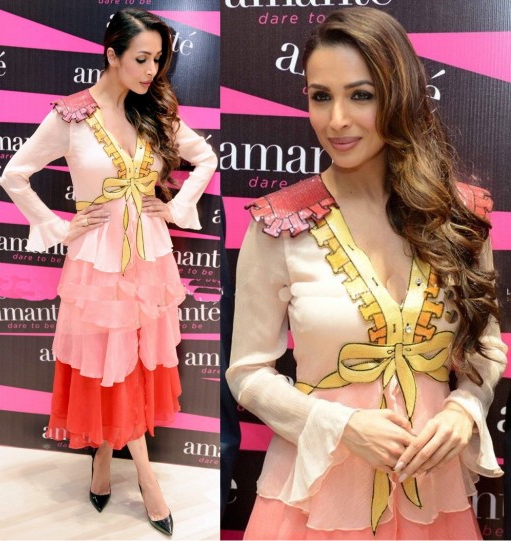 Malaika Arora Khan Wears Gucci Dress for Amanté Store Launch in Delhi