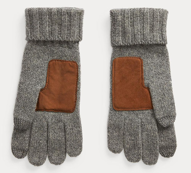 Polo Ralph Lauren Merino Wool Touch Screen Gloves