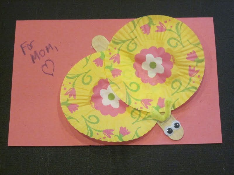 mothers day crafts preschool. Mother#39;s Day Butterfly Craft +