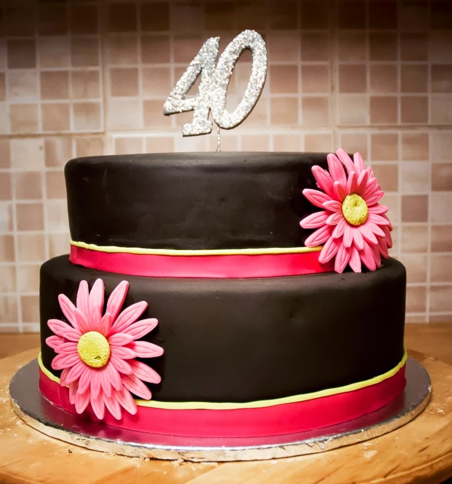 Classic 40th Birthday Cake Ideas - Party XYZ