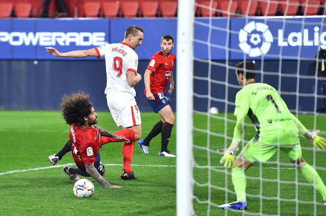 Crónica Osasuna 0 - Sevilla FC 2