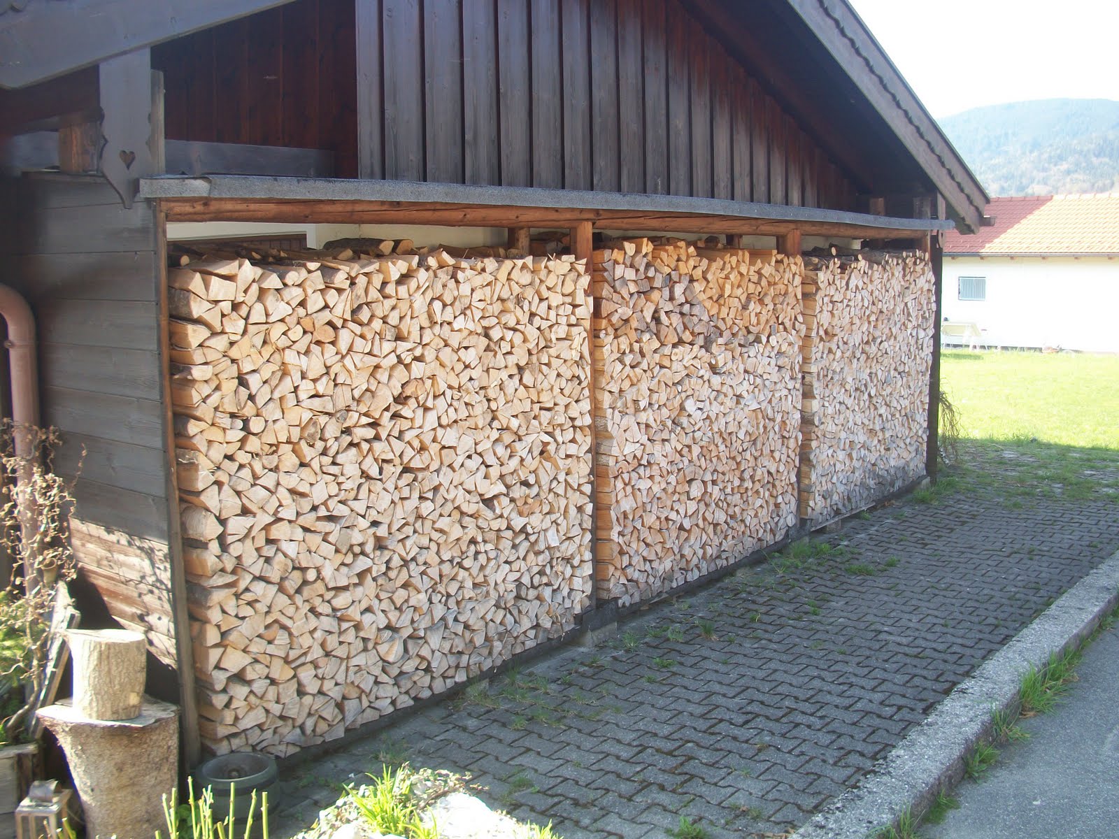 firewood shelter