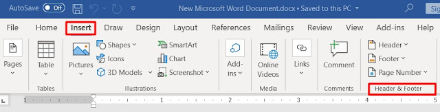 how to add page number in ms word-1