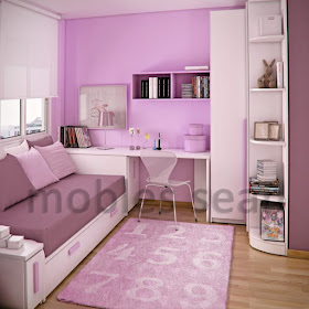 violet kids bedroom design by sergi mengot