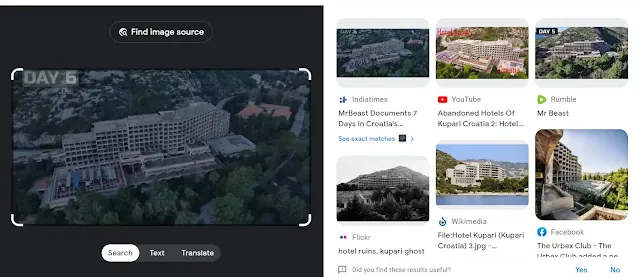 example of reverse image result