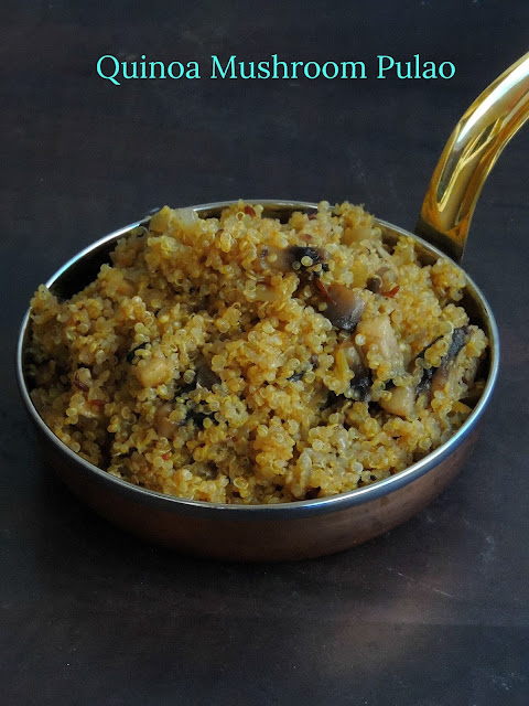 Quinoa Mushroom Pulao