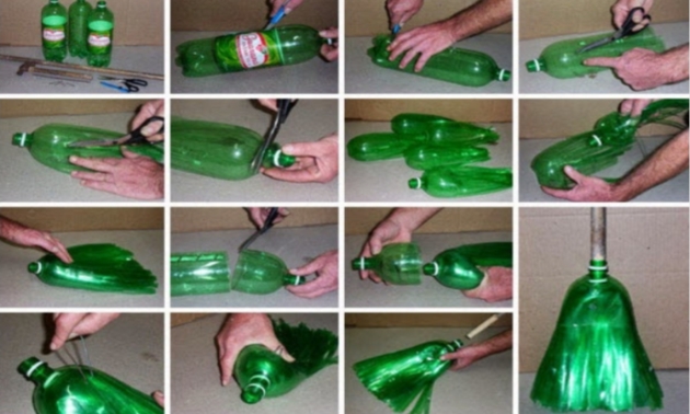 Cara Menciptakan Sapu Dari Botol Plastik Bekas Indah Dan 