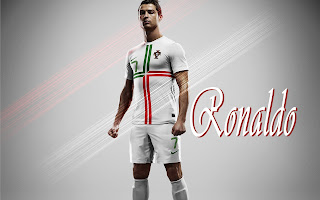 Cristiano Ronaldo with Portugal National Football Team Uniform HD Wallpaper