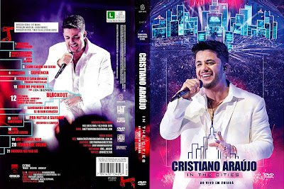DVD Cristiano Araújo - In the Cities - Ao Vivo em Cuiabá DVD Capa