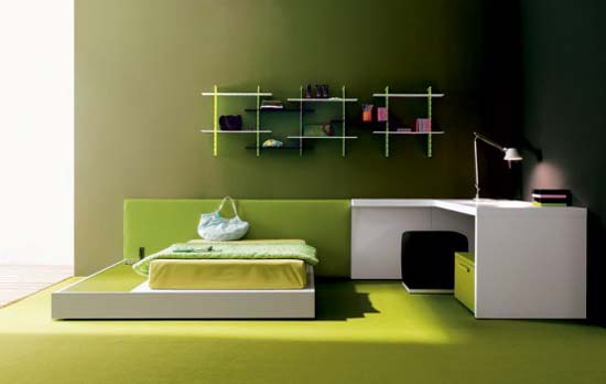 Green Teen Rooms