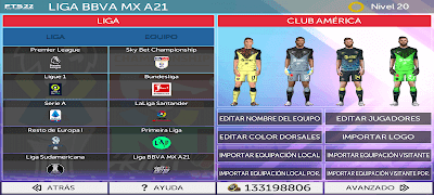 FTS 22 with MESSI in PSG Updated Kits and Leagues